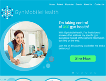 Tablet Screenshot of gynmobilehealth.com